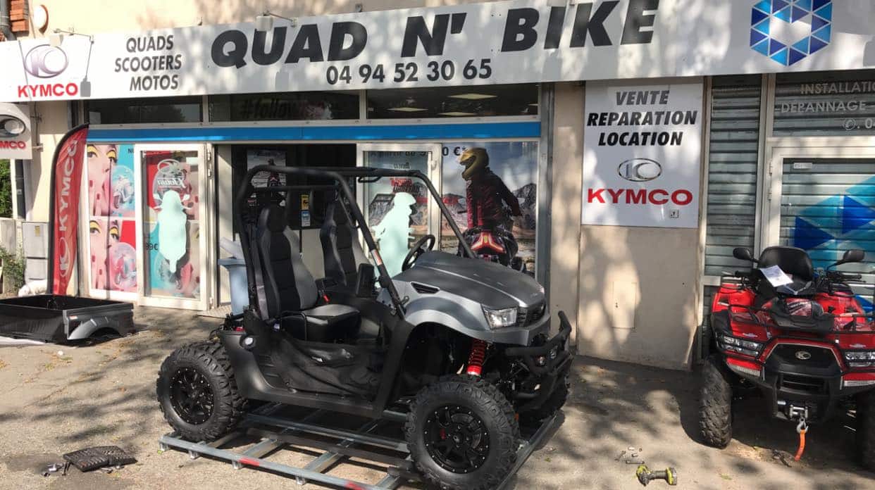Le magasin  Quad'n'bike  Concession Kymco à Fréjus